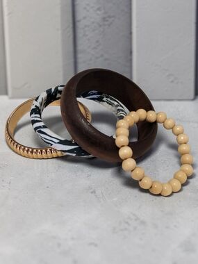 New Plunder Mixed Bangle Bracelet Set